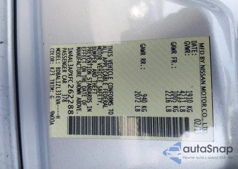 2015 Nissan Altima 2.5 Sv from USA, damaged, VIN 1N4AL3APXFC262288